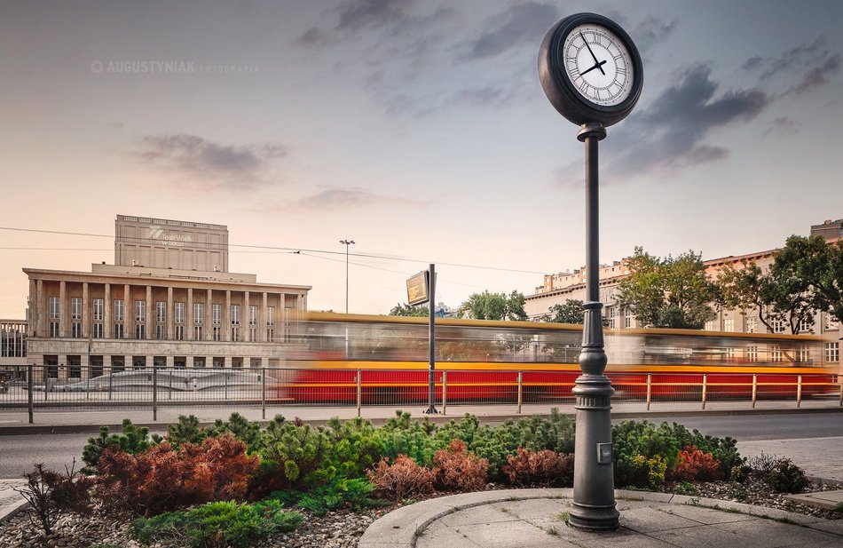 piękna fotografia pokazująca miasto Łódź