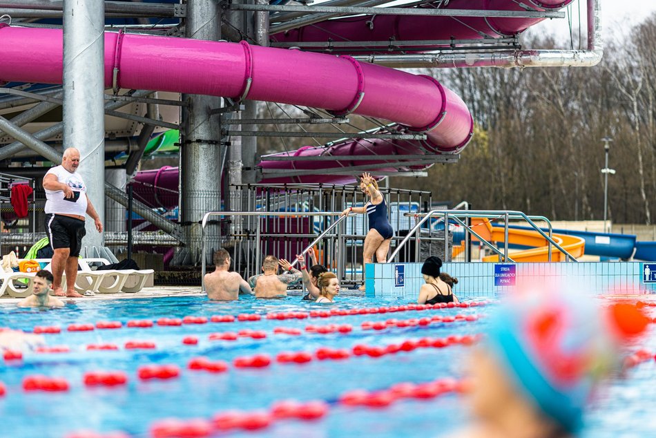 Ostatnie morsowanie w Aquaparku Fala