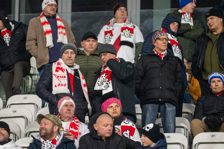 Kibice na meczu ŁKS Łódź z Puszczą Niepołomice. Byłeś/aś? Odszukaj się w galerii