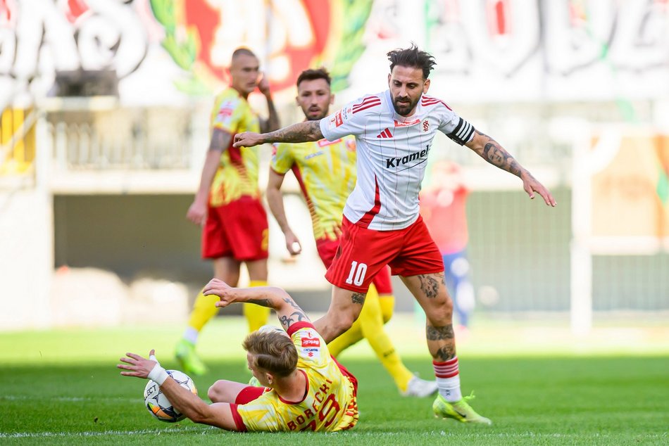 Łódź. Znicz Pruszków zepsuł świętowanie. ŁKS Łódź przegrał ostatni mecz sezonu