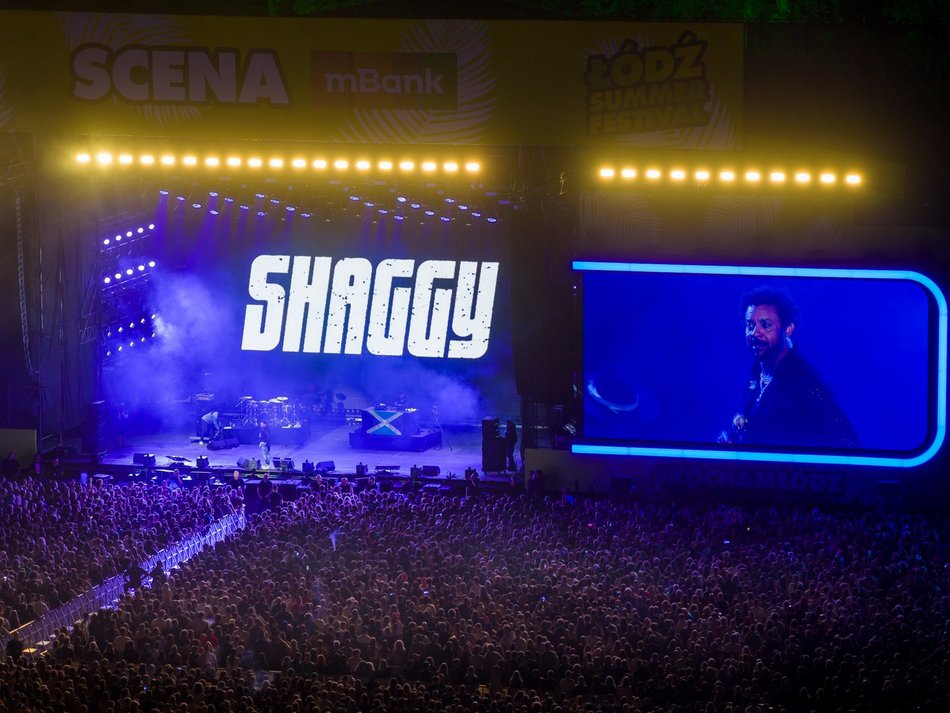 Łódź. Shaggy na Łódź Summer Festival 2025! Takiej energii na Łódzkich Błoniach jeszcze nie było