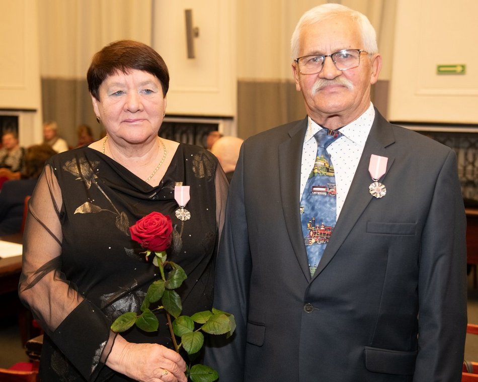 Medale dla małżeństw z Łodzi