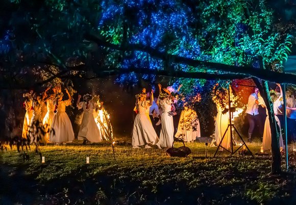 Noc Świętojańska w Ogrodzie Botanicznym w Łodzi