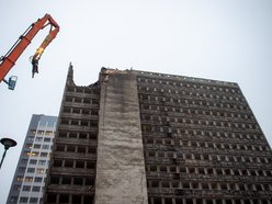 Wyburzanie hotelu Światowit