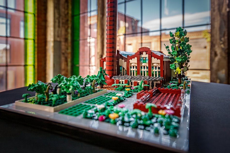 Elektrownia Scheiblera z klocków LEGO