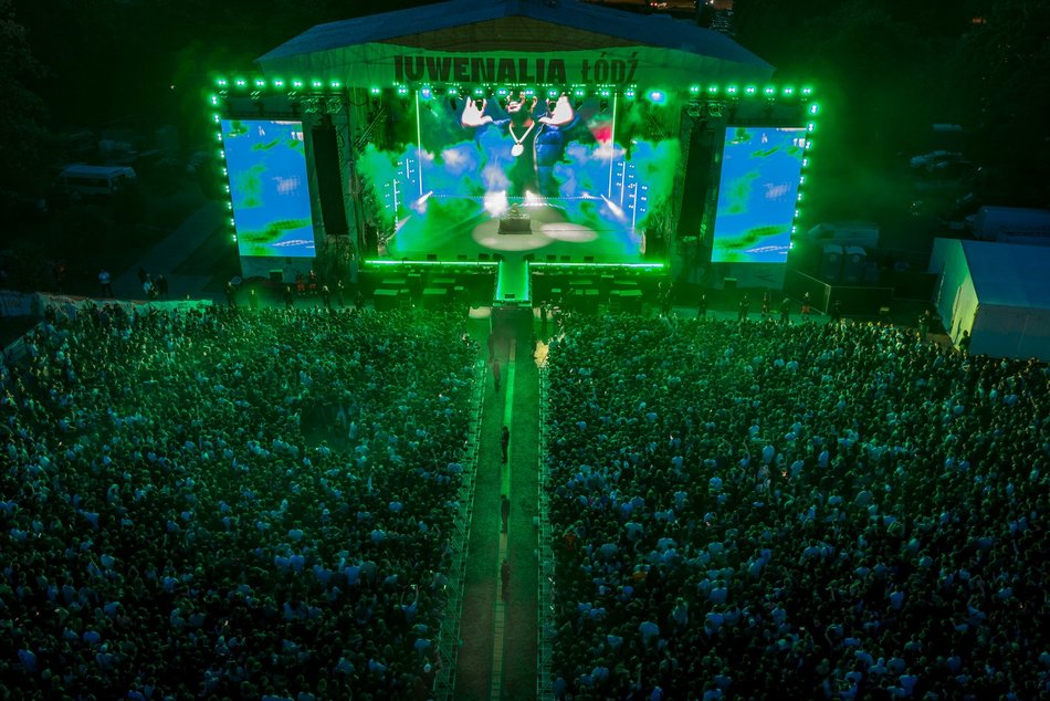 Łódź. Sentino na Juwenaliach 2026 w Łodzi. Król Malagi rozbujał tłum pod sceną!