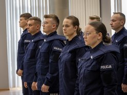 Łódź. Więcej policjantów w Łodzi. Uroczysta przysięga nowych funkcjonariuszy