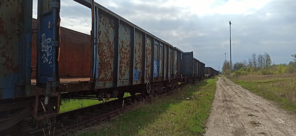 Cmentarz lokomotyw w Łodzi. Klimatyczne miejsce na Olechowie [ZDJĘCIA]