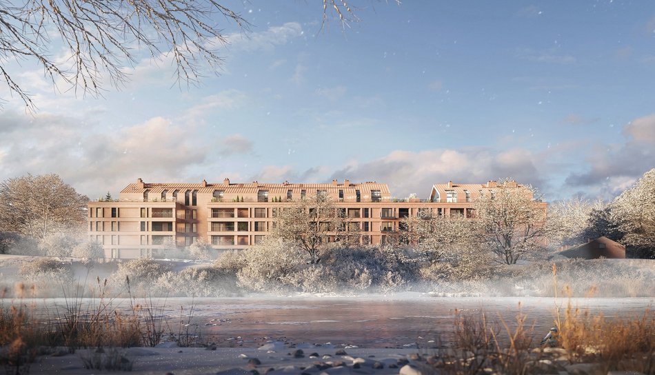 Folwark Scheiblera - wizualizacja