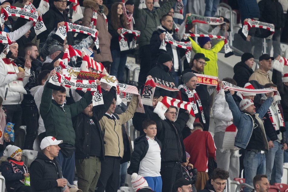Kibice na meczu ŁKS Łódź z Miedzią Legnica. Odszukaj się w naszej galerii