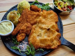 Łódź. kotlet schabowy