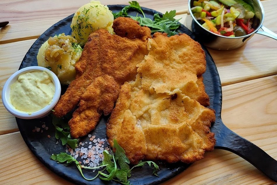 Łódź. kotlet schabowy