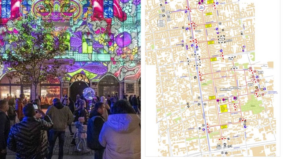 Łódź. Zmiany w ruchu i MPK Łódź na Light Move Festival Łódź 2025