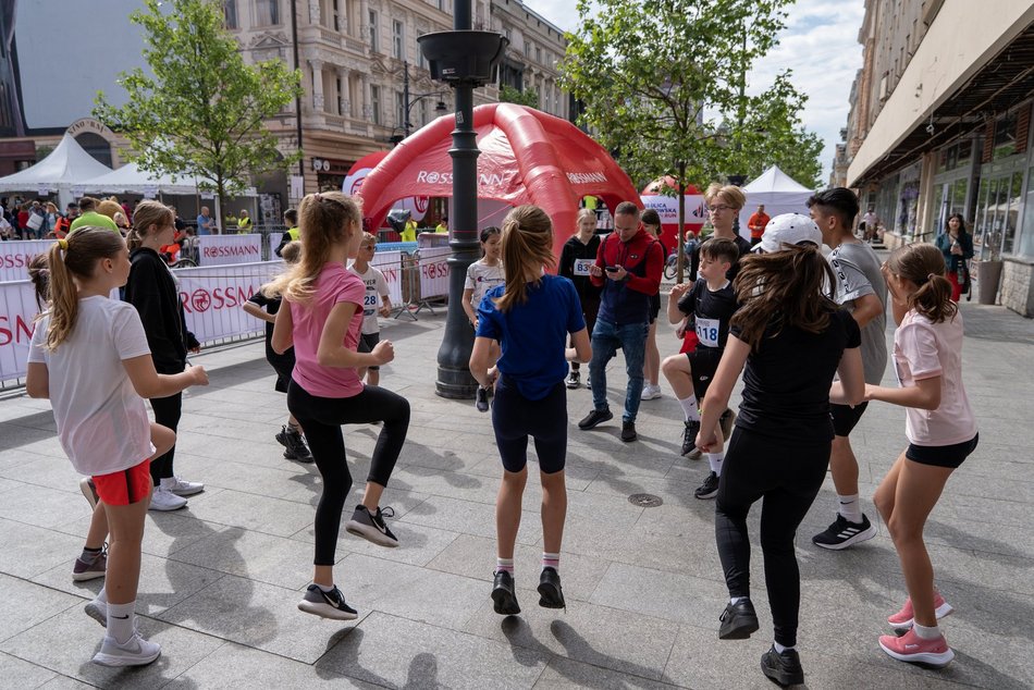 Mini Bieg Ulicą Piotrkowską Rossmann Run ukończony