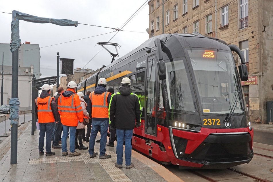 Tramwaje MPK Łódź wracają na Bałuty. Wykonano przejazdy testowa