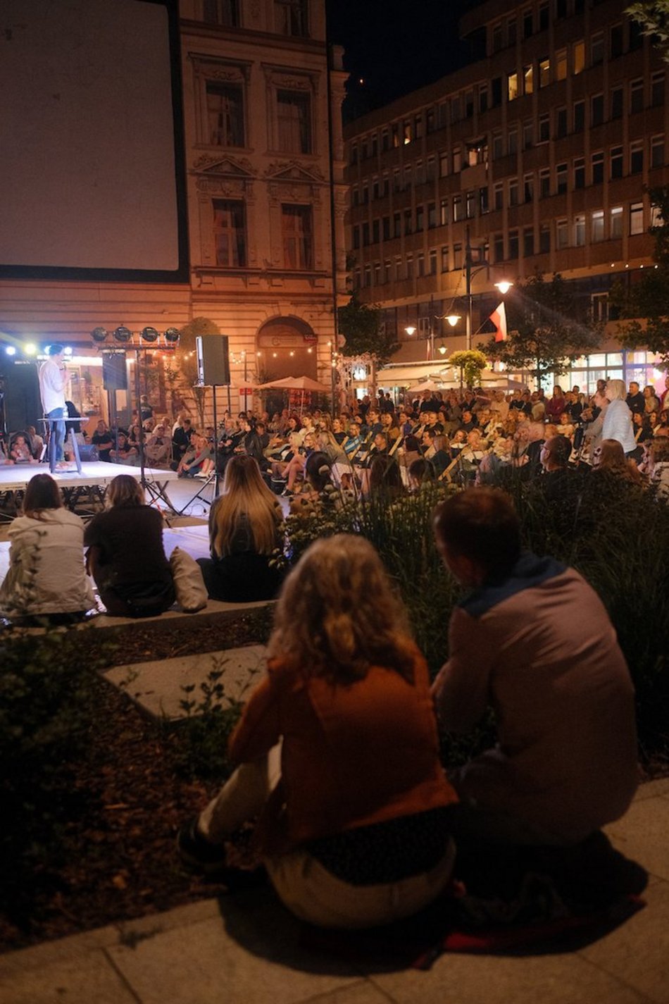Łódź. Stand-up na Piotrkowskiej. W pasażu Schillera znów było pełno dobrego humoru