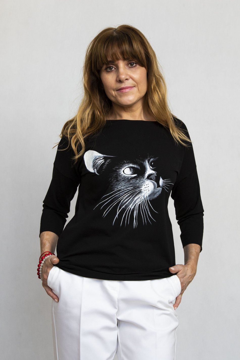 Łódź. Ubrania jak malowane. Odzież Jolanty Kalinowskiej z Łodzi noszą w Polsce i za granicą [ZDJĘCIA]