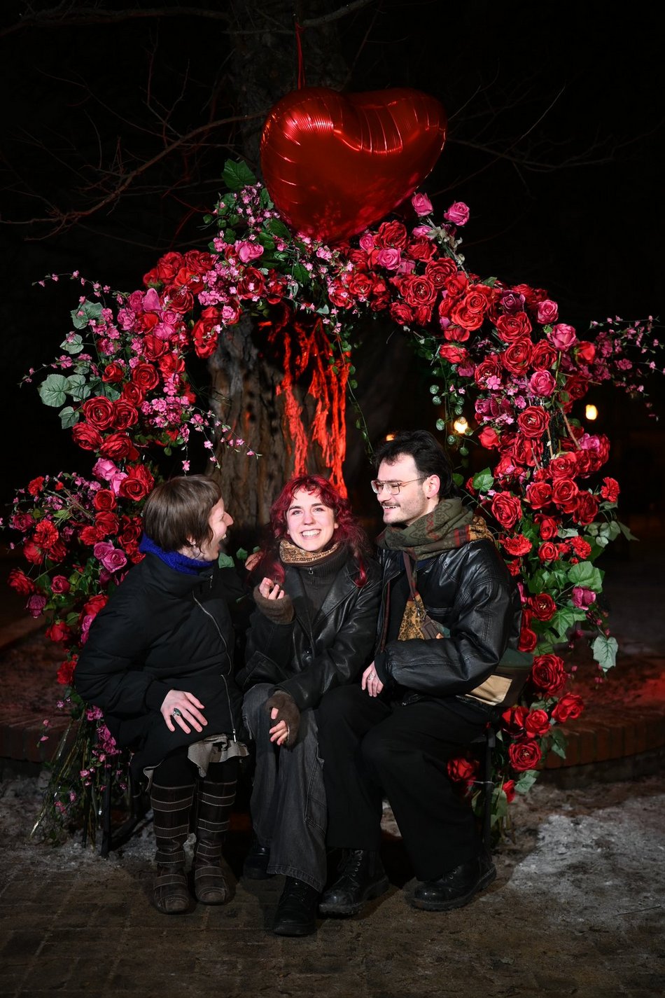 Łódź. Walentynki w Pasażu Rubinsteina w Łodzi. Aż czuć miłość w powietrzu!