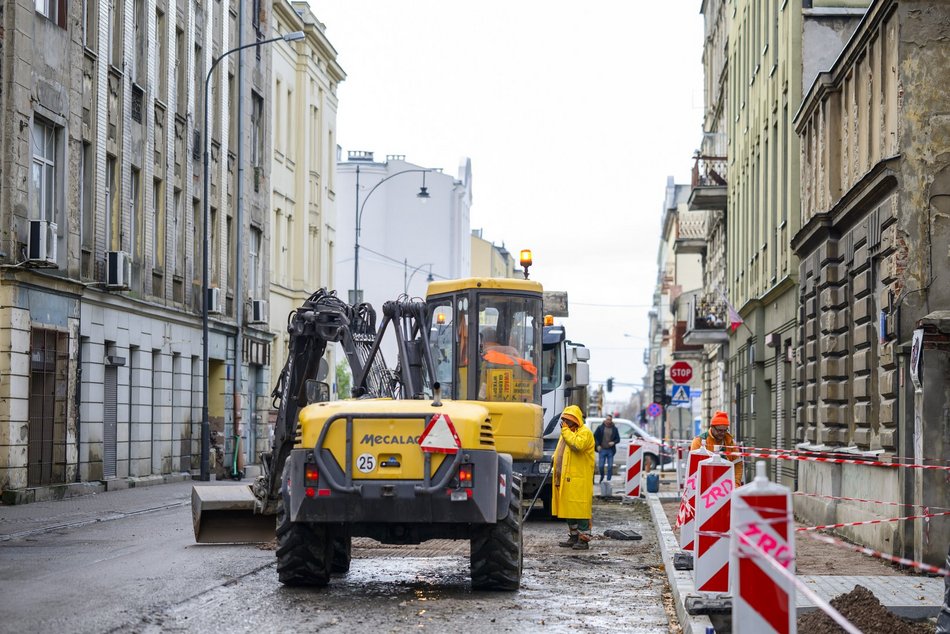 Remont Radwańskiej w Łodzi