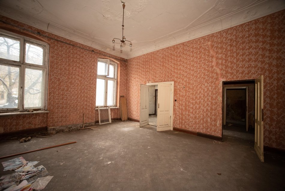 Kamienica przy ul. Zachodniej 76 przed remontem