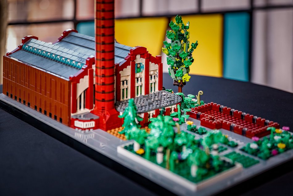 Elektrownia Scheiblera z klocków LEGO