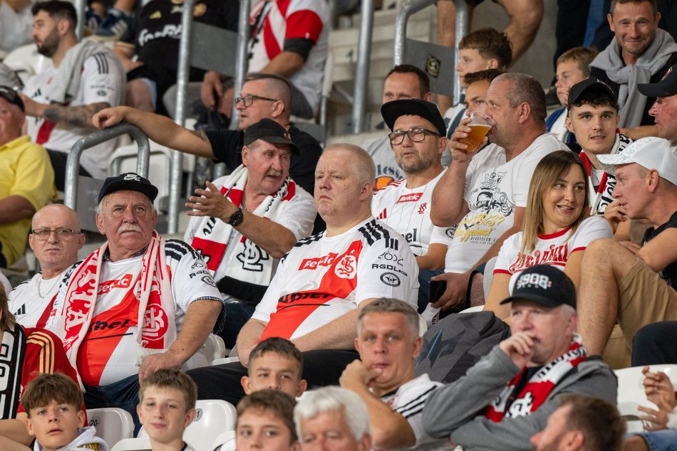 Łódź. Kibice na meczu ŁKS Łódź - Wieczysta Kraków. Byłeś/aś? Znajdź się w galerii