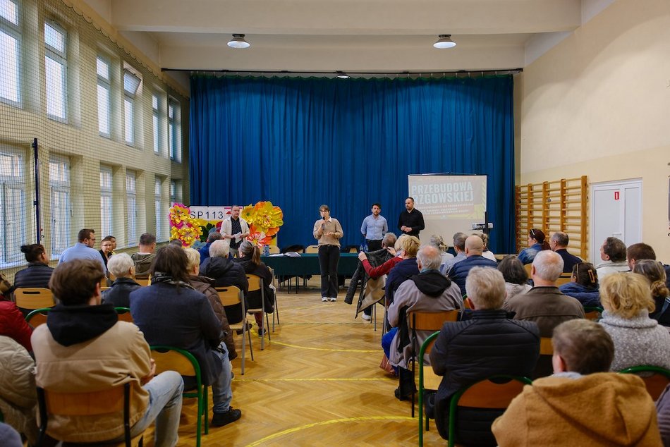 Łódź. Przebudowa Rzgowskiej. Za nami spotkanie z mieszkańcami