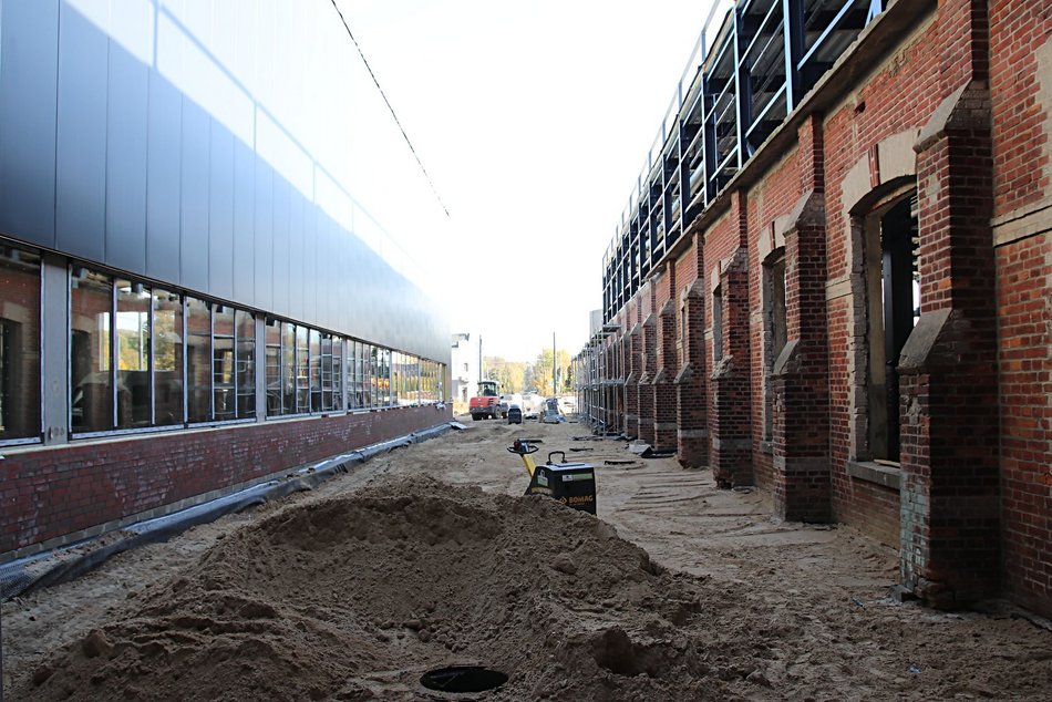 Zajezdnia Helenówek nie do poznania! Są już pierwsze elementy wyposażenia Zakładu Techniki MPK Łódź