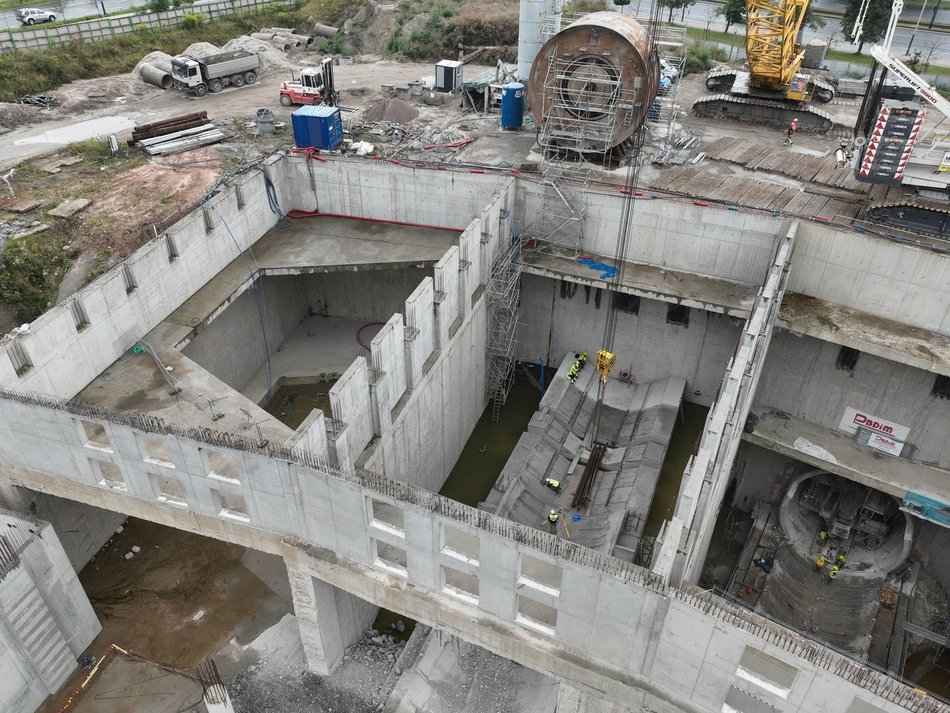 Tunel pod Łodzią, demontaż Faustyny