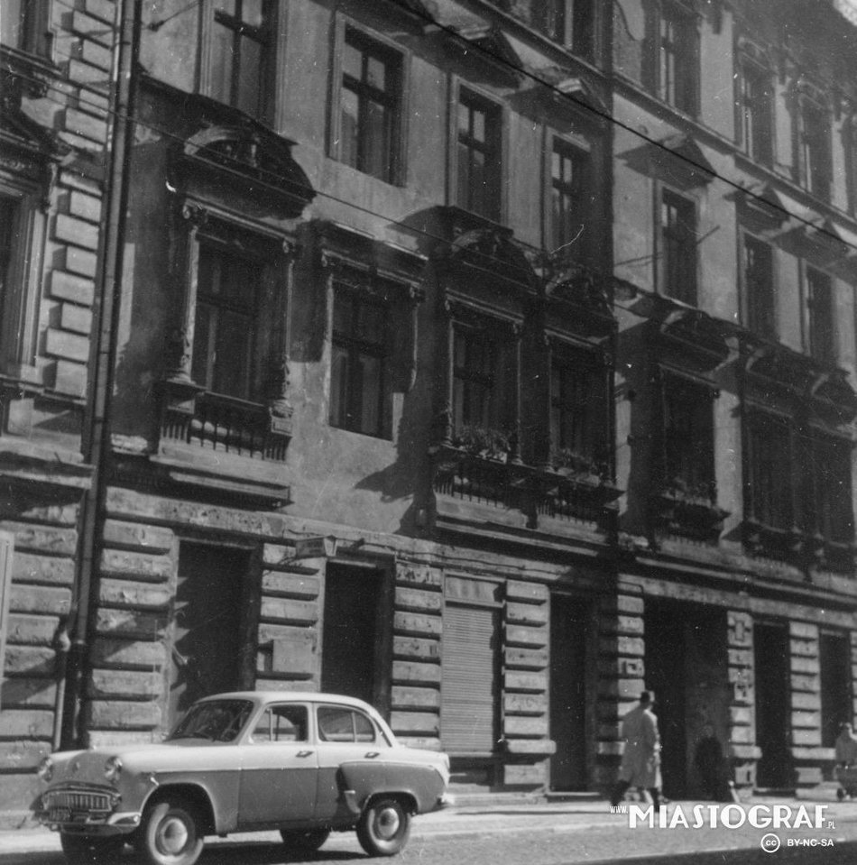 archiwalne zdjęcie ulicy Kilińskiego w Łodzi