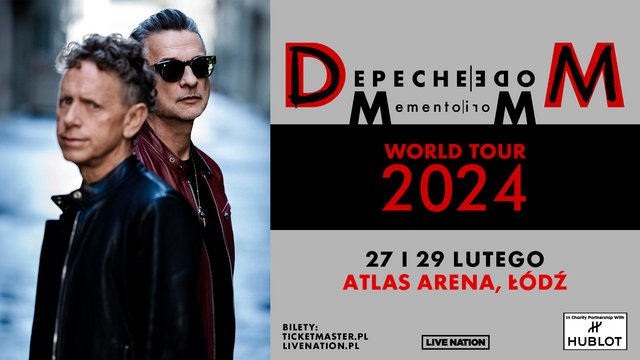 Depeche Mode w Łodzi. Dwa koncerty w Atlas Arenie w lutym 2024 r. [SZCZEGÓŁY]