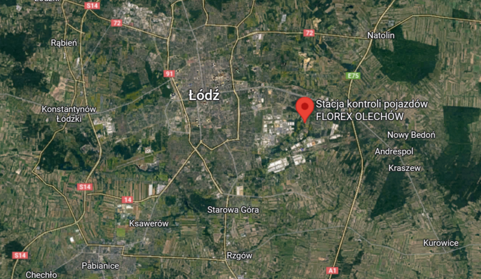 Łódź. Stacja kontroli pojazdów Florex Olechów