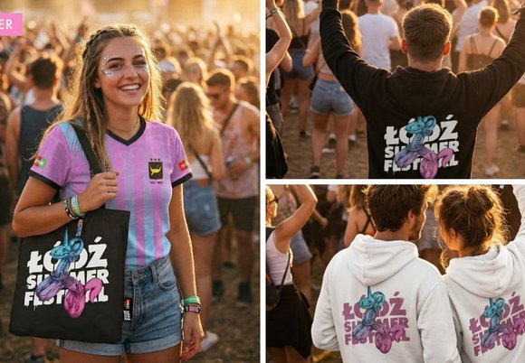 Łódź. Festiwalowe ubrania i gadżety już w sprzedaży! Oficjalny merch na Łódź Summer Festival 2026!