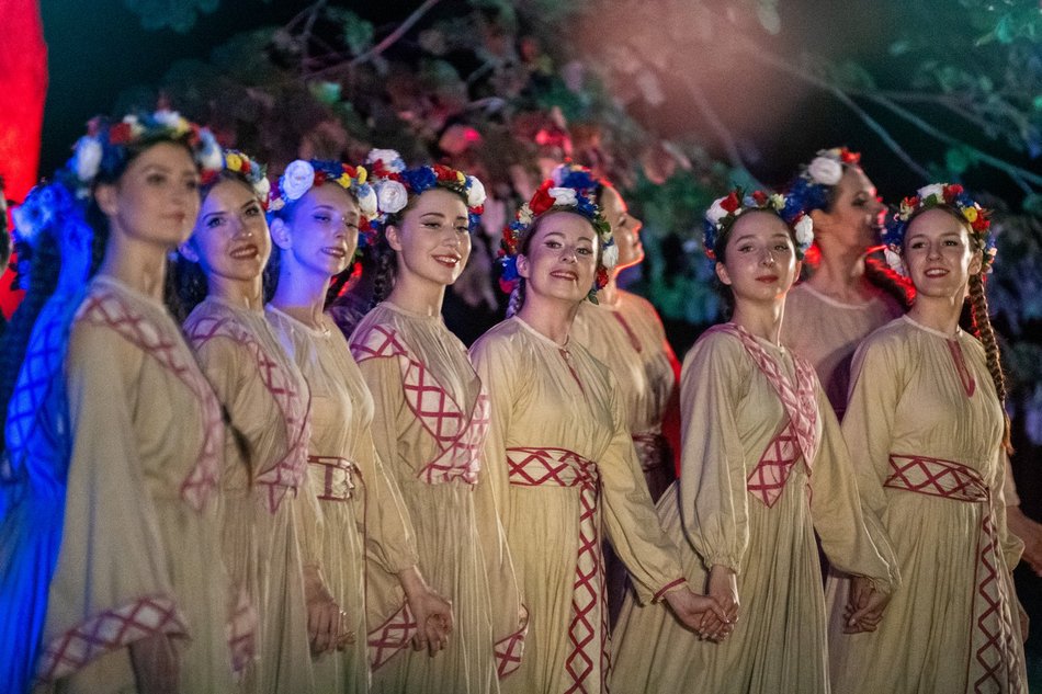 Łódź. Noc Świętojańska w Ogrodzie Botanicznym w Łodzi