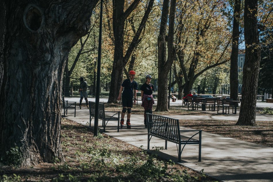 Łódź. Park Staromiejski w Łodzi idealny na majówkowy spacer. To zielona oaza w centrum miasta!