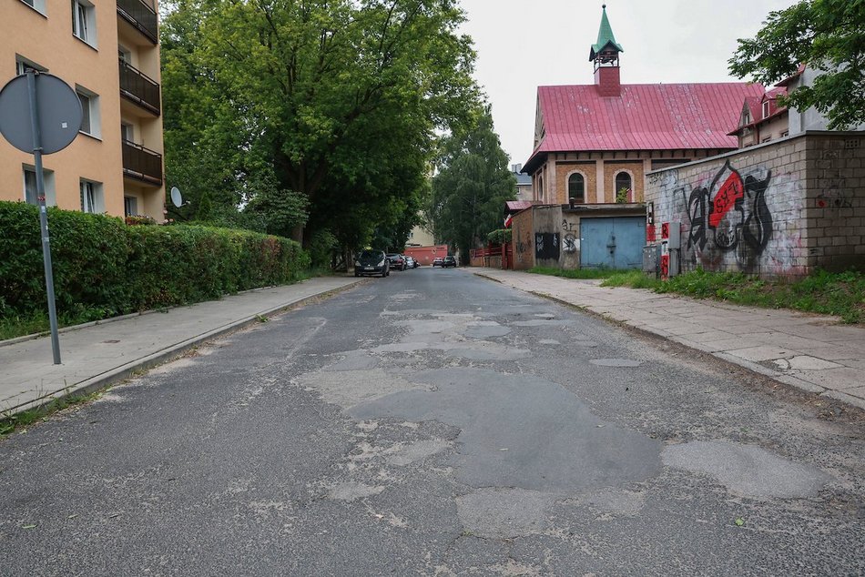 Łódź. Remont ul. Pasterskiej w Łodzi 