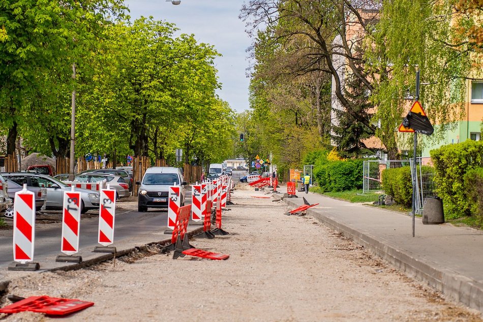 Łódź. Remont Wielkopolskiej. Mogą układać pierwszą warstwę asfaltu