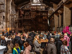 Łódź. Targ Świąteczny w Fuzji