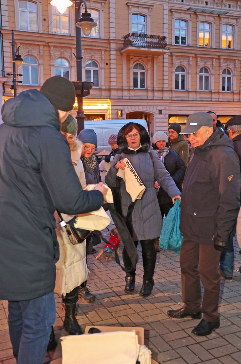 Walentynki w pasażu Rubinsteina