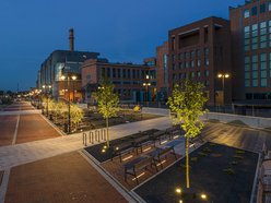 Woonerf w Nowym Centrum Łodzi