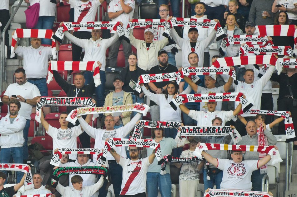 Kibice na meczu ŁKS Łódź z Polonią Bytom. Byłeś/aś tam? Odszukaj się w galerii!