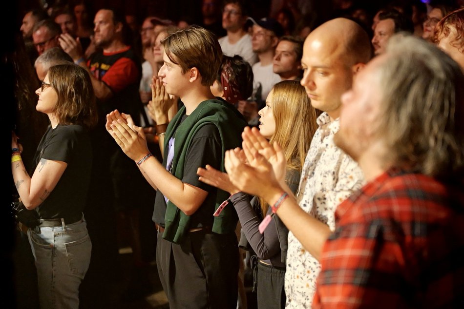 Lech Janerka na Great September 2025 w Łodzi. Artysta zagrał w Teatr Clubie