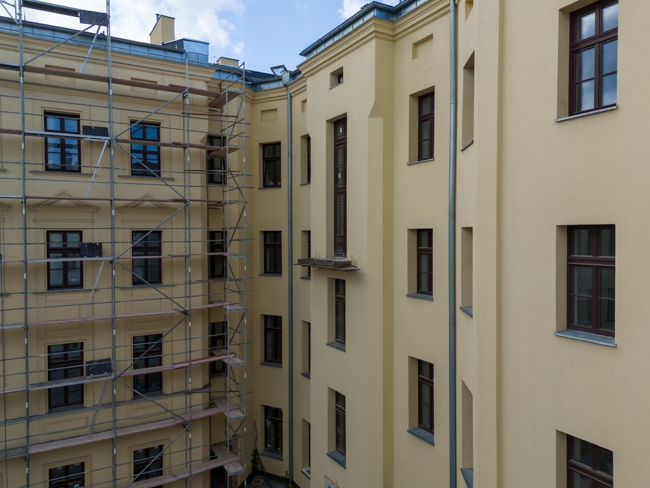 Kamienice przy ul. Rewolucji 1905 r. 13, 15 i 17 po remoncie