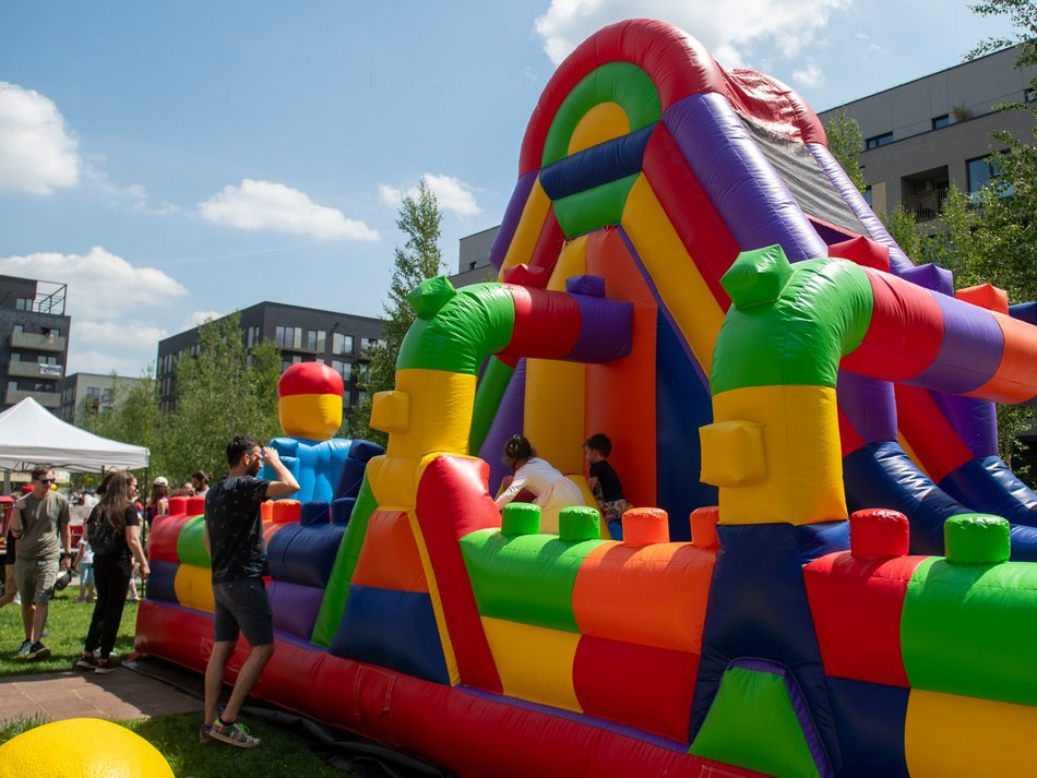 Łódź. Dzień Dziecka w Fuzji Łódź. Strefa klocków, tory przeszkód i konkursy