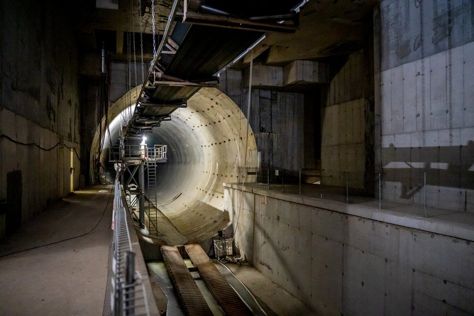 Tunel średnicowy pod Łodzią. Tarcza Katarzyna gotowa do drążenia
