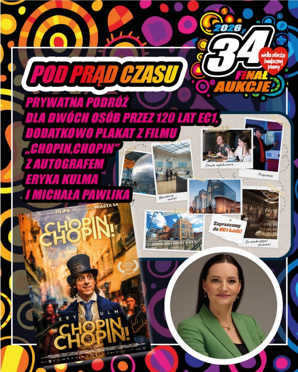 Łódź. WOŚP 2026 w Łodzi. Wylicytuj bilet VIP na Łódź Summer Festival 2026, przelot nad Łodzią i więcej