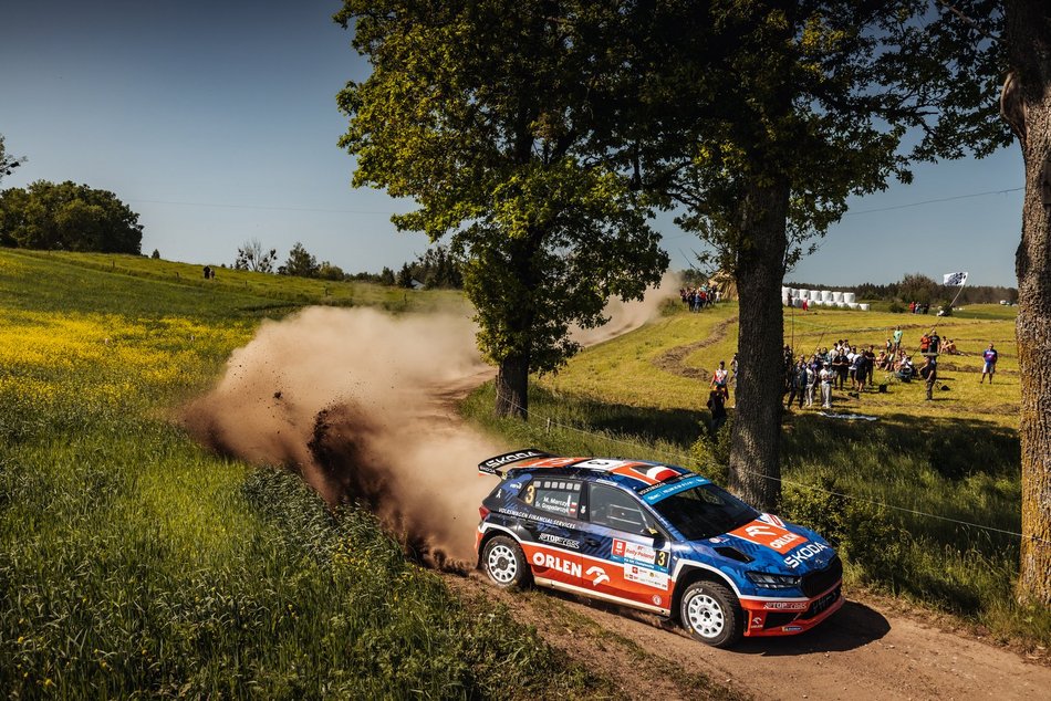 Mamy lidera! Miko Marczyk i Szymona Gospodarczyk w ORLEN OIL 81. Rajdzie Polski