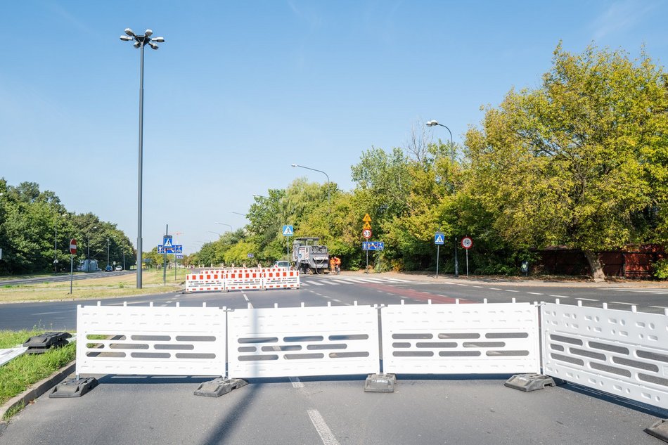 Remont Przybyszewskiego, prace na odcinku pomiędzy Augustów a Puszkina