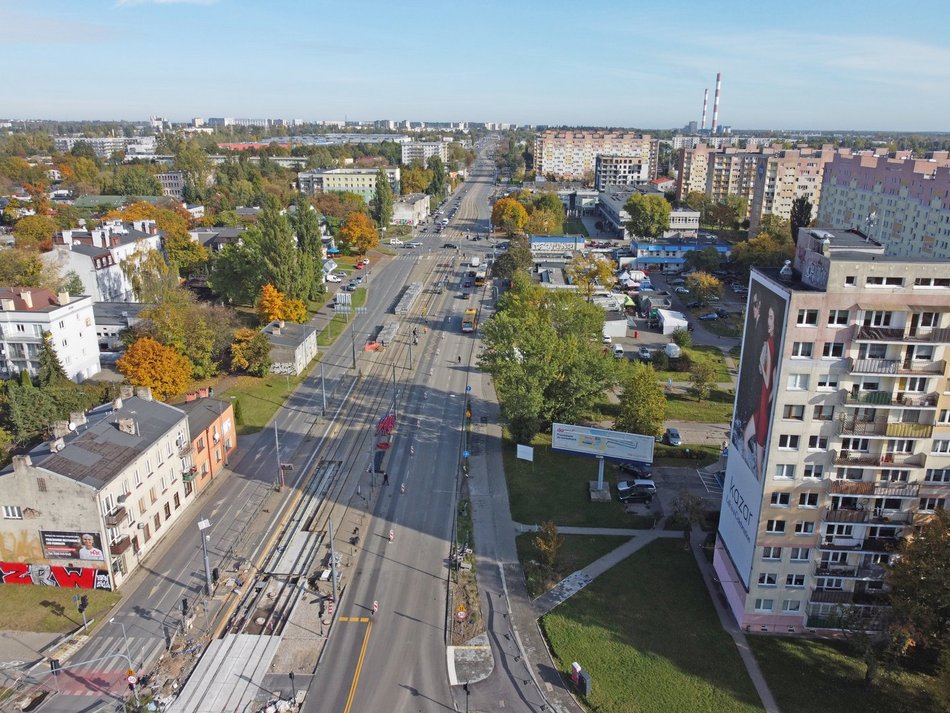 Remont Śmigłego-Rydza. Trwa układanie szyn tramwajowych
