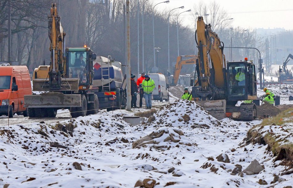 Przebudowa al. Śmigłego-Rydza między ul. Przybyszewskiego a ul. Dąbrowskiego